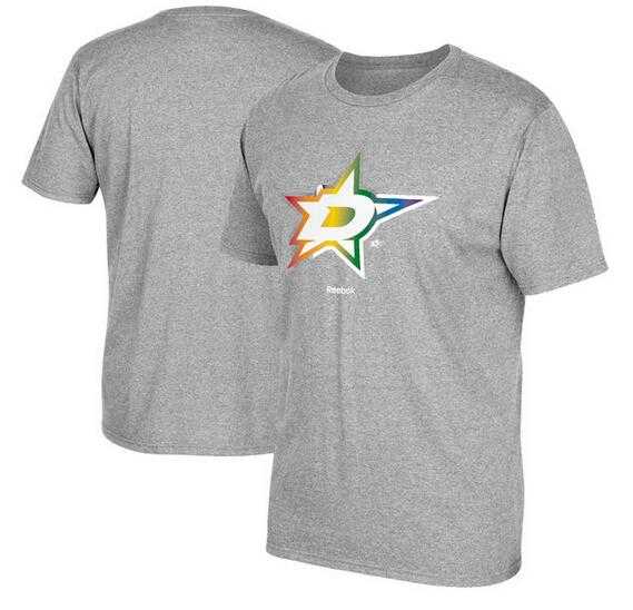 Men's Dallas Stars Gray Reebok Rainbow Pride Short Sleeve T-Shirt FengYun,We sell and wholesale Men's Dallas Stars Gray Reebok Rainbow Pride Short Sleeve T-Shirt FengYun on line form chian!